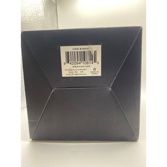 Viski Lead Free Crystal Pedestal Cocktail Mixing Glass - 4.2 x 3.65 x 5.5” NIB - Picture 13 of 13